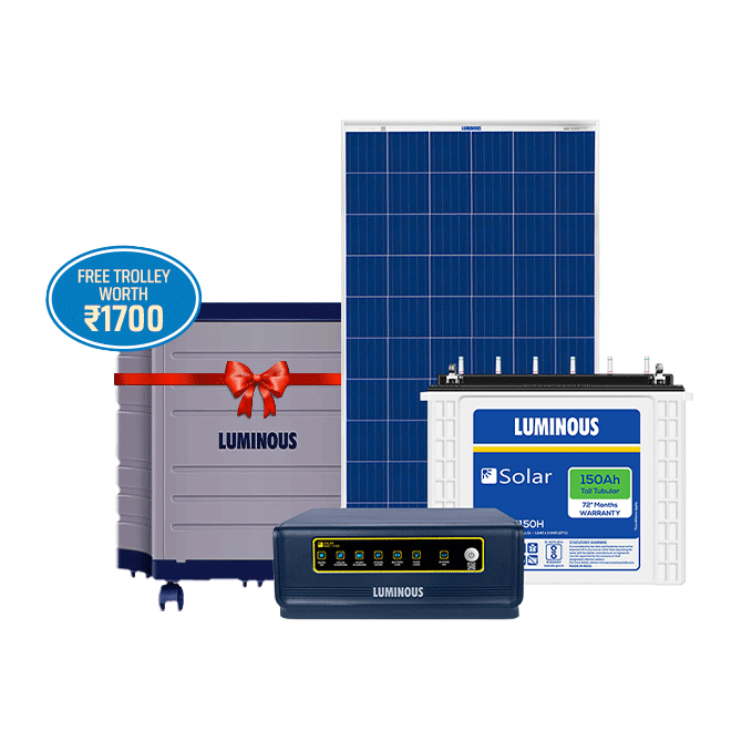 Solar Off Grid Combo | NXG 1150, Solar Battery 150 Ah (1 N), Solar Panel 170 W (5 N)