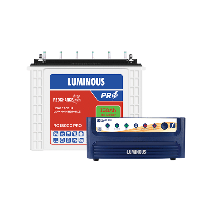 Combo - Power Sine 1100 with RC 18000 PRO |Luminous