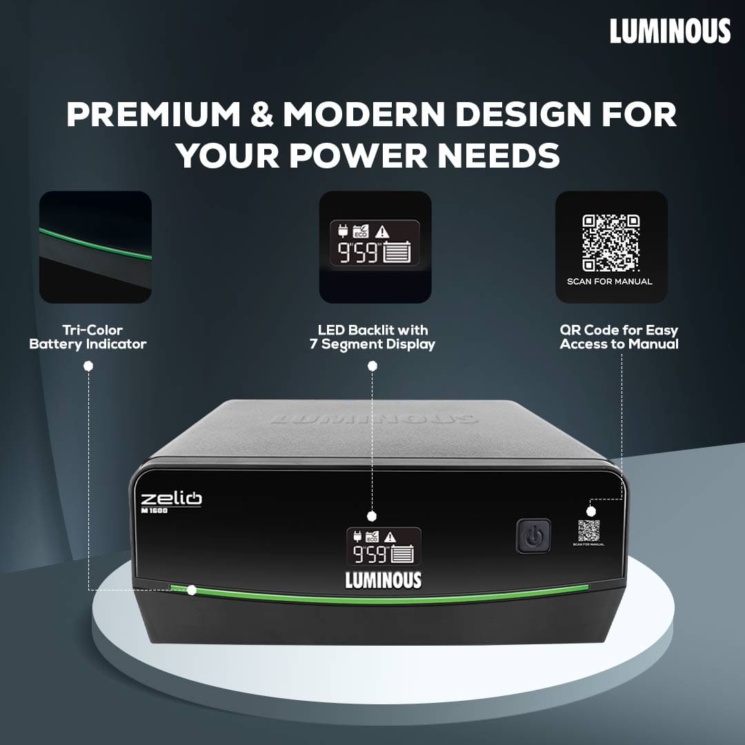 Buy Zelio M 1600 Buy Advanced Inverter 1400 VA |Luminous