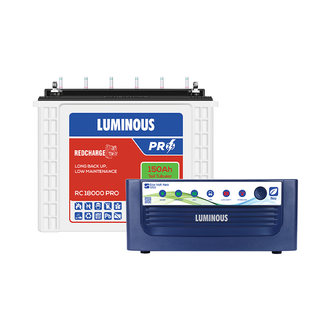 Combo - Eco Volt Neo 1050 with RC 18000 PRO| Luminous