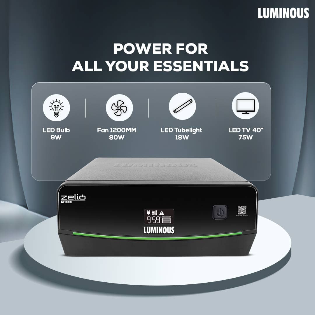Buy Zelio M 1600 Buy Advanced Inverter 1400 VA |Luminous