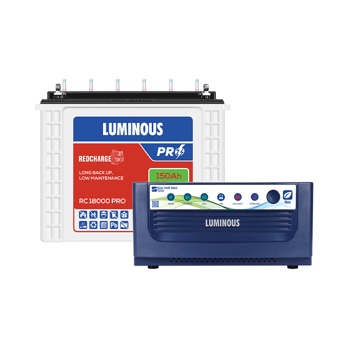 Combo - Eco Volt Neo 1550 with RC 18000 PRO | Luminous