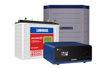 Inverter Tall Tubular Battery Combo | Luminous