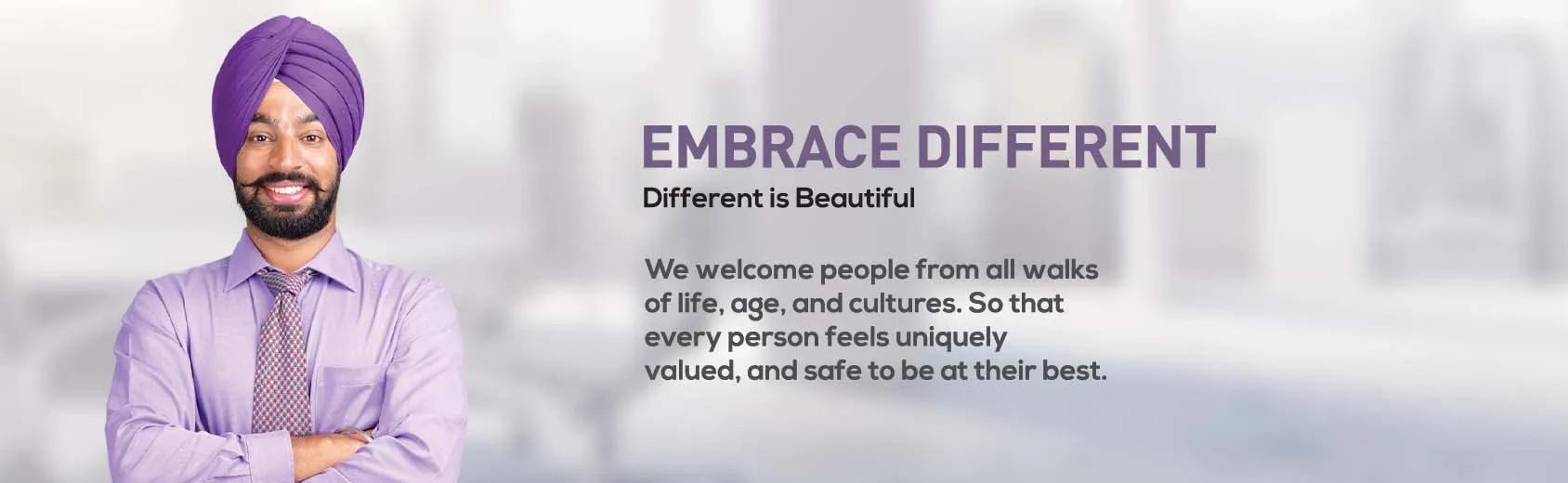 Embrace Different | Luminous